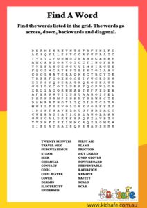 Worksheet_Find a word | kidsafe Australia